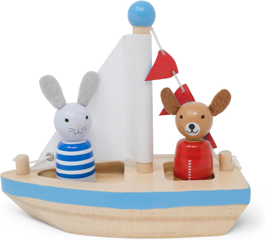 Boats & Buddies Bath Toy - Dog and Bunny