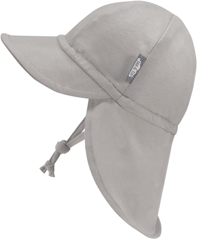 Grey Sun Soft Baby Cap