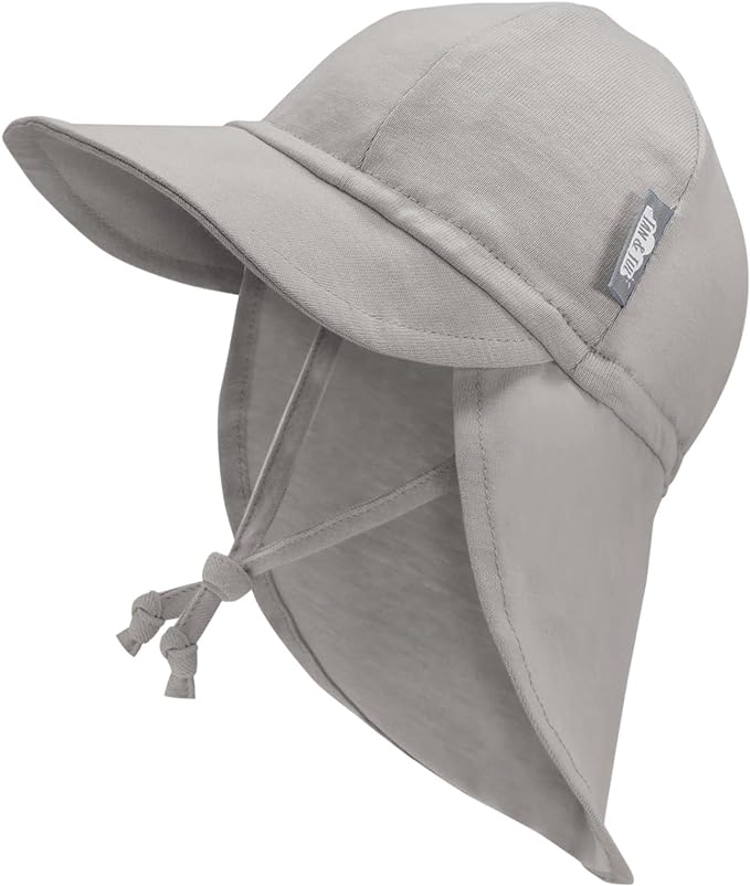 Grey Sun Soft Baby Cap