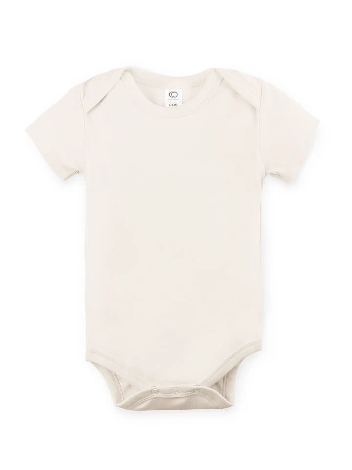 Short Sleeve Classic Bodysuit - Natural