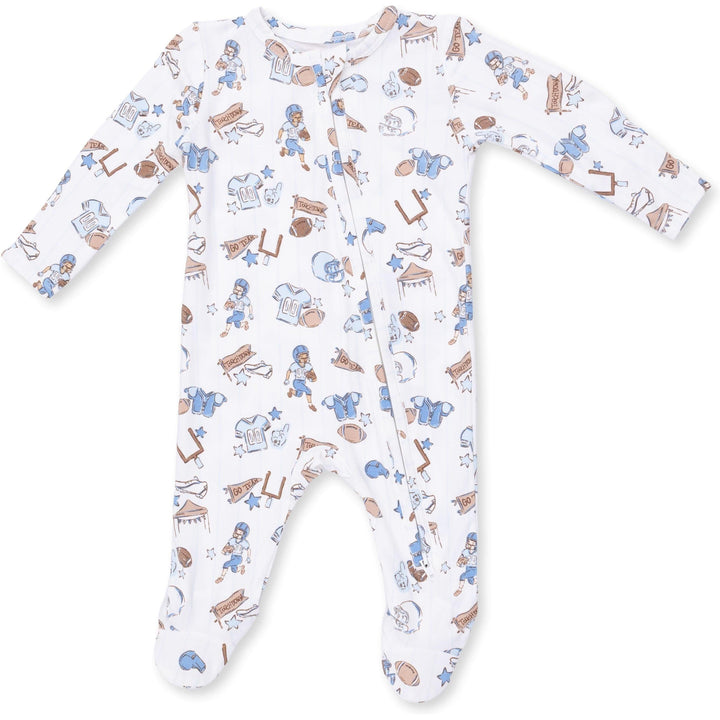 Angel Dear Football Nursery 2 Way Zipper Footie