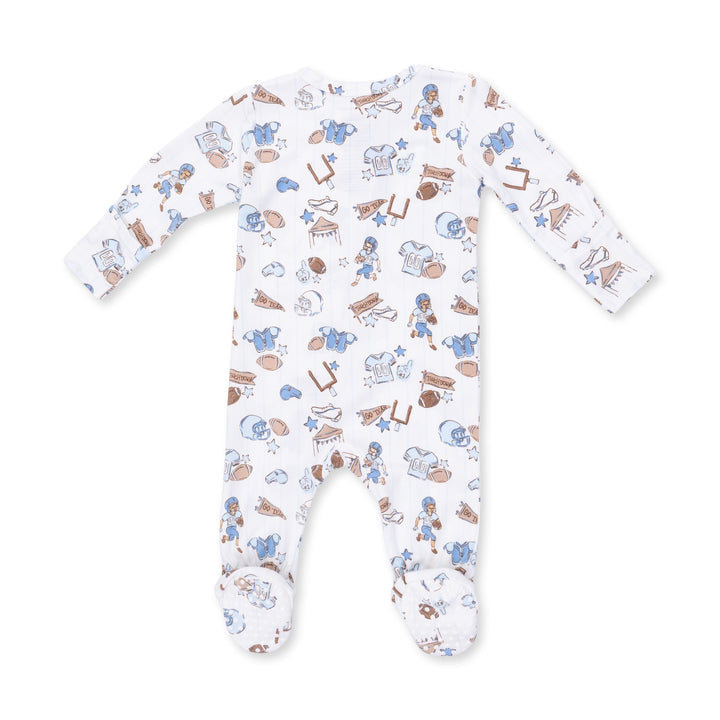 Angel Dear Football Nursery 2 Way Zipper Footie
