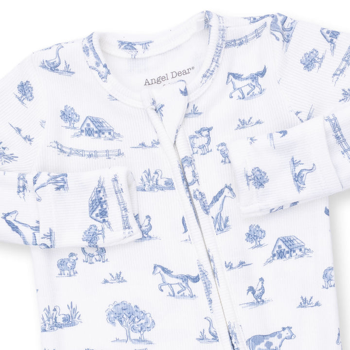 Angel Dear Farm Friends 2 Way Zipper Footie