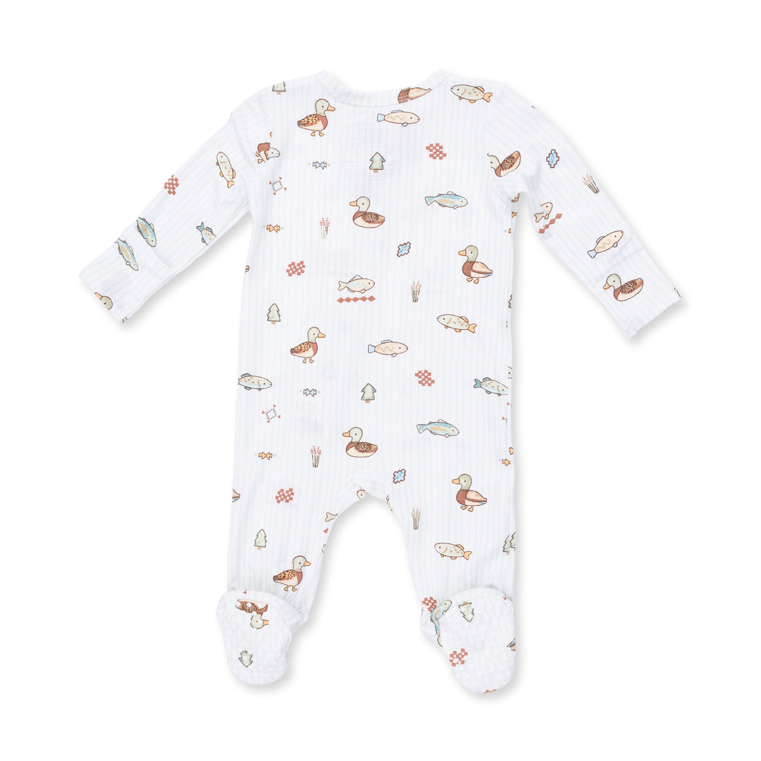 Angel Dear Lake Cuties 2 Way Zipper Footie