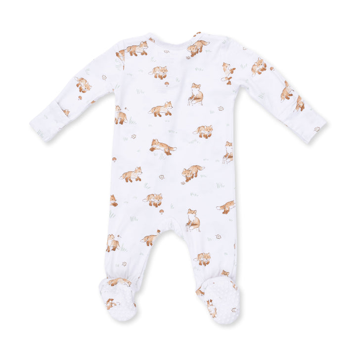 Angel Dear Little Explorer Fox 2 Way Zipper Footie