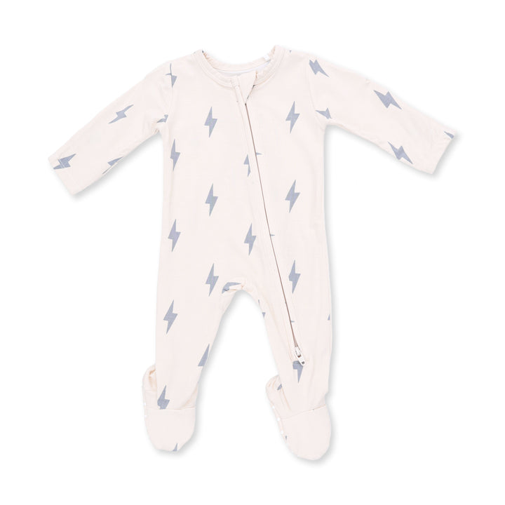 Angel Dear Lightning Bolt Viscose 2 Way Zipper Footie