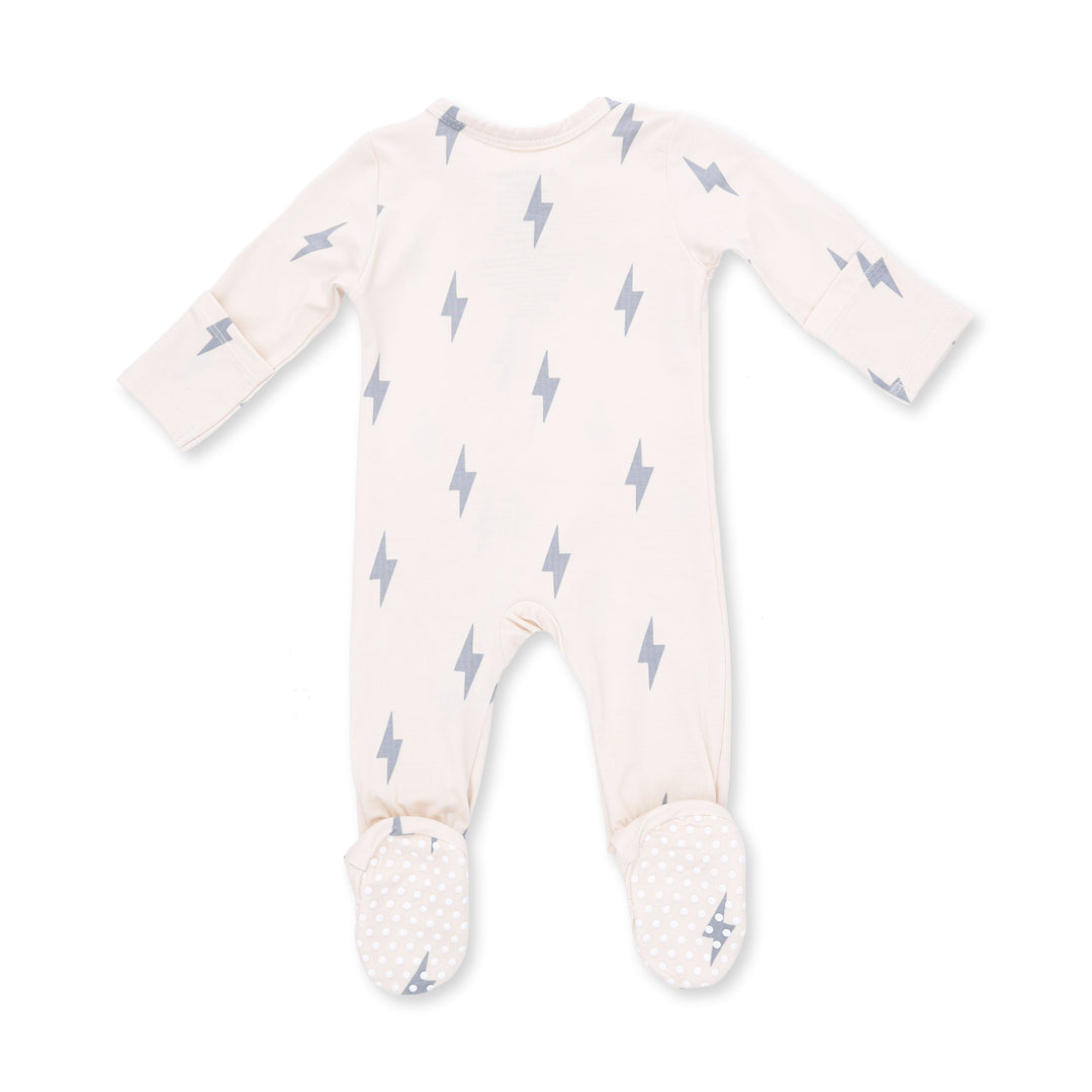 Angel Dear Lightning Bolt Viscose 2 Way Zipper Footie