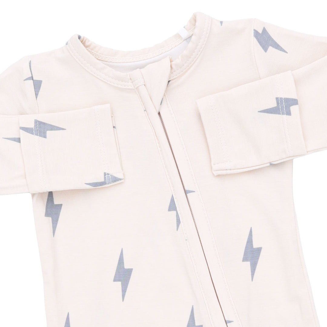 Angel Dear Lightning Bolt Viscose 2 Way Zipper Footie
