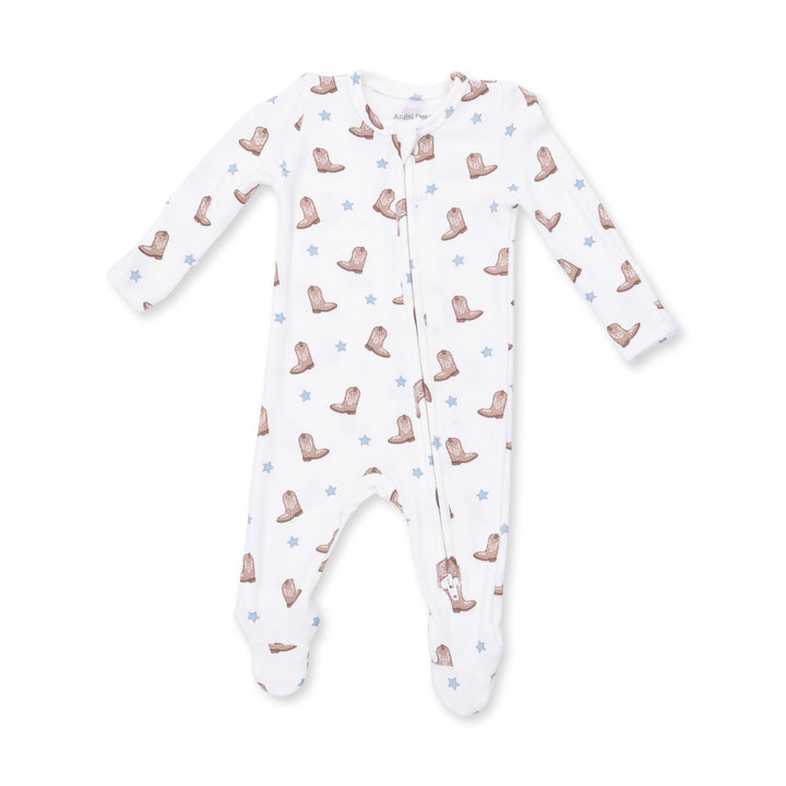 Angel Dear Mini Cowboy Boots 2 Way Zipper Footie