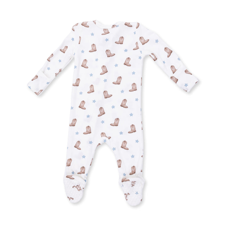 Angel Dear Mini Cowboy Boots 2 Way Zipper Footie