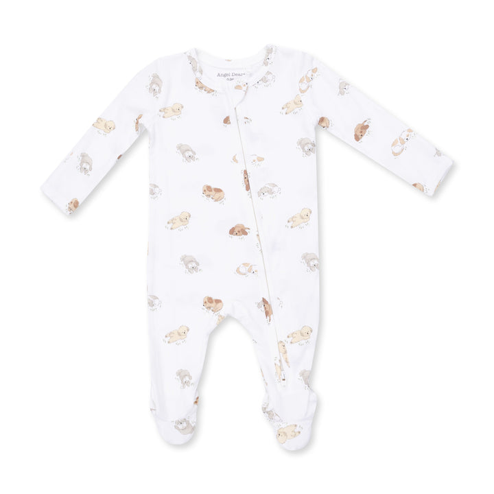 Angel Dear Puppy Snuggle Club 2 Way Zipper Footie