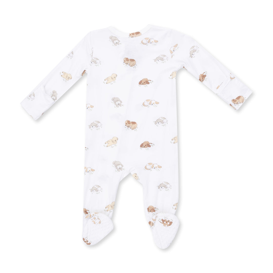 Angel Dear Puppy Snuggle Club 2 Way Zipper Footie