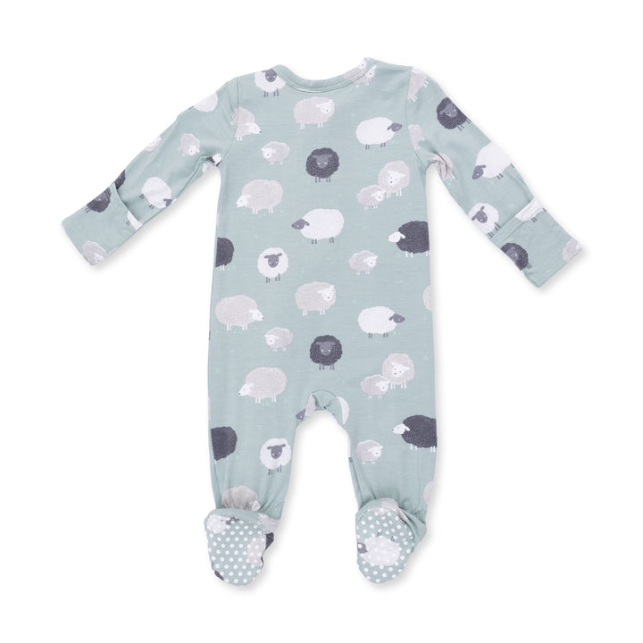 Angel Dear Black Sheep -2 Way Zipper Footie