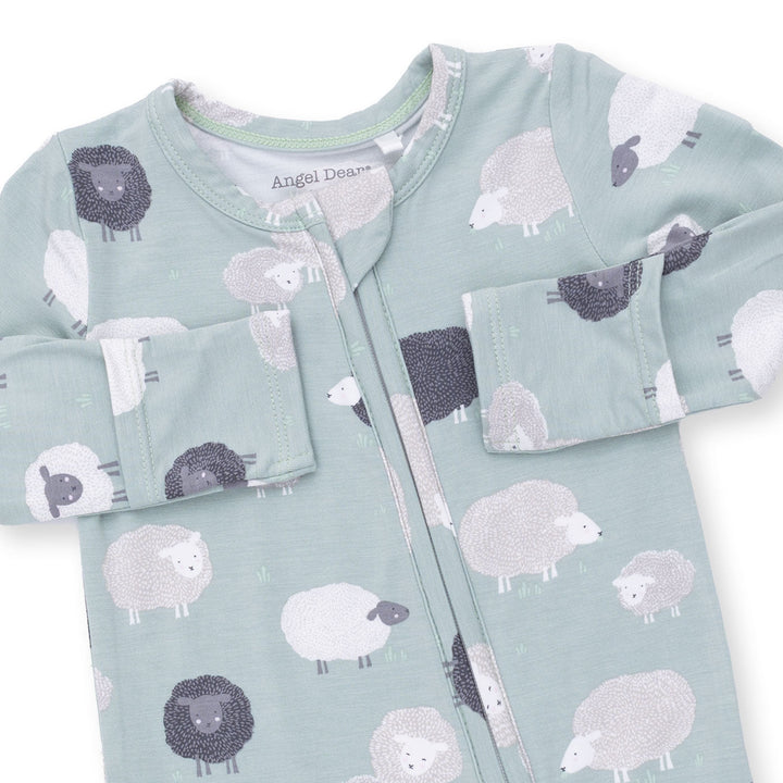 Angel Dear Black Sheep -2 Way Zipper Footie