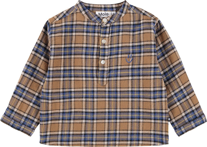 Enoz Shirt - Fawn Check