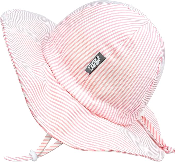 Pink Stripes | Cotton Floppy Hat