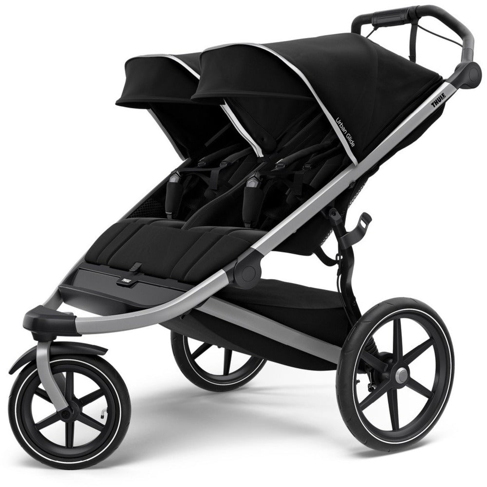 Thule Urban Glide 2 Double All-Terrain Stroller Thule Jet Black   [variant_option4] [variant_option5] [variant_option6] [variant_option7] [variant_option8] [variant_option9] 1