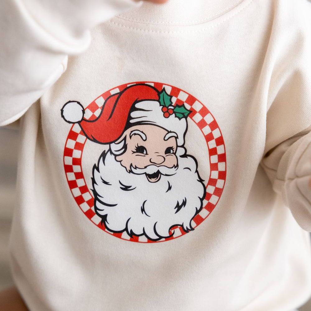 Retro Santa Christmas L/S Romper Sweet Wink    [variant_option4] [variant_option5] [variant_option6] [variant_option7] [variant_option8] [variant_option9] 2