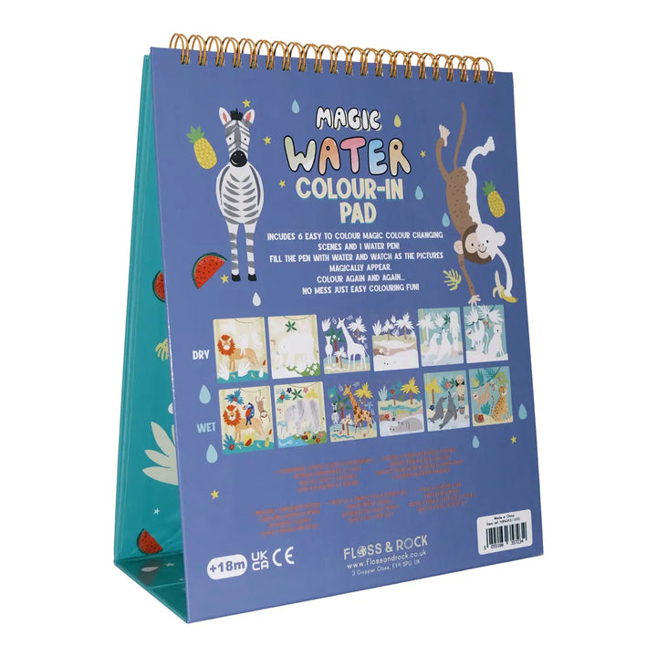 Magic Color Changing Watercard Easel and Pen- Jungle