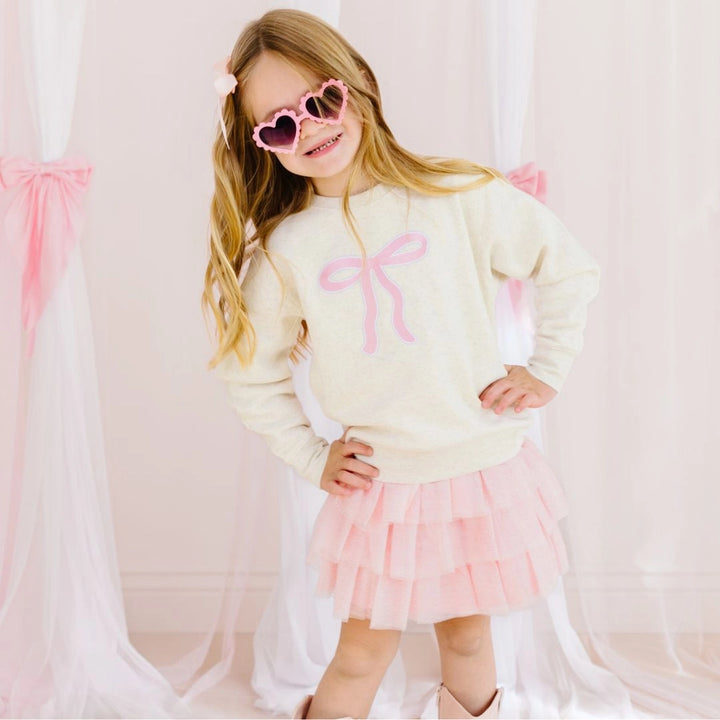 Ballet Bow Tiered Tutu Skirt