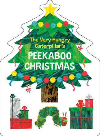 The Very Hungry Caterpillar's Peekaboo Christmas book cover