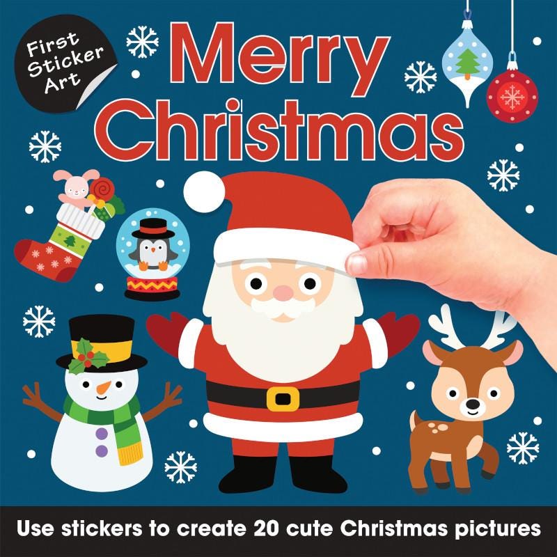 First Sticker Art: Merry Christmas book cover