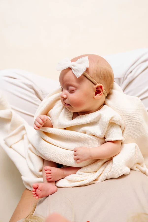 Knit Blanket - Ivory