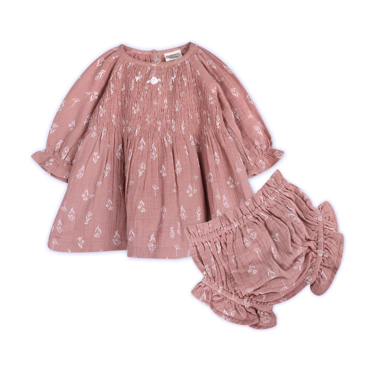 Evelina Floral Dress & Bloomer