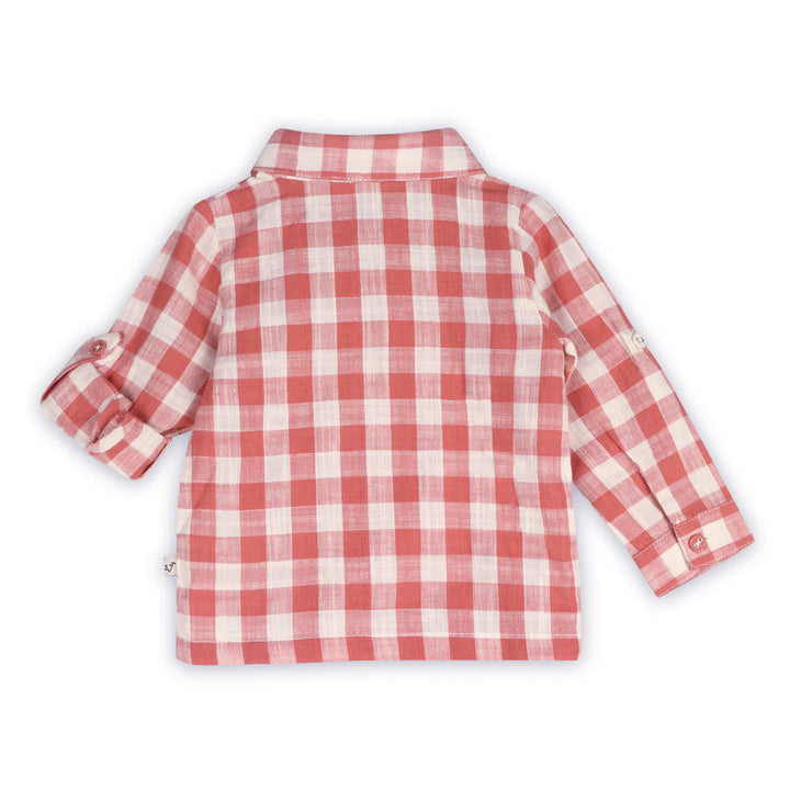 Arden Gingham Shirt & Cord Pant