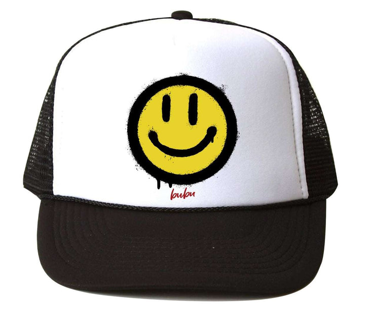 All Smiles Happy Face Black Trucker Hat Bubu hats Baby   [variant_option4] [variant_option5] [variant_option6] [variant_option7] [variant_option8] [variant_option9] 1