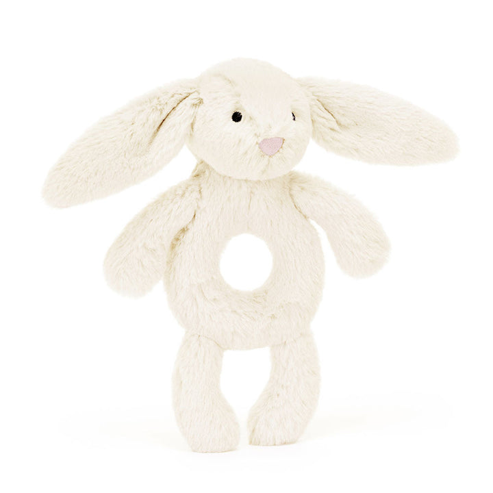 Bashful Cream Bunny Rattle