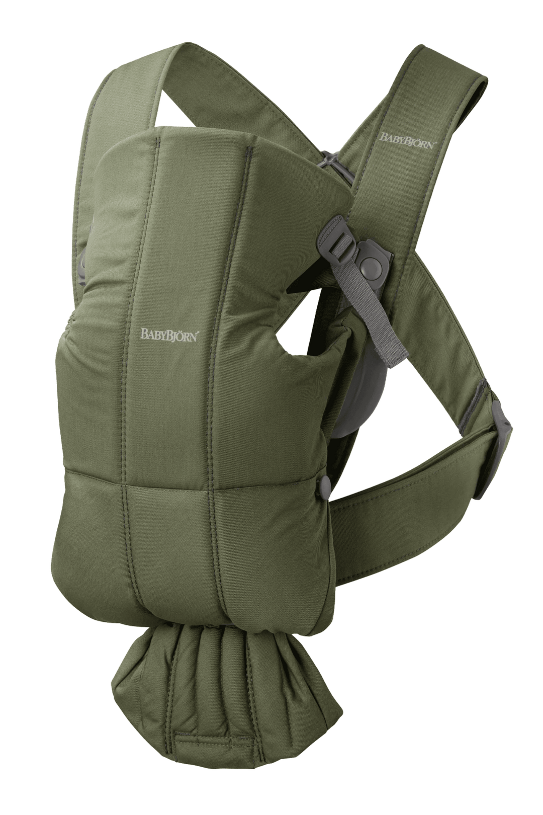 Baby Bjorn Carrier Mini - Woven Baby Bjorn Dark Green   [variant_option4] [variant_option5] [variant_option6] [variant_option7] [variant_option8] [variant_option9] 1