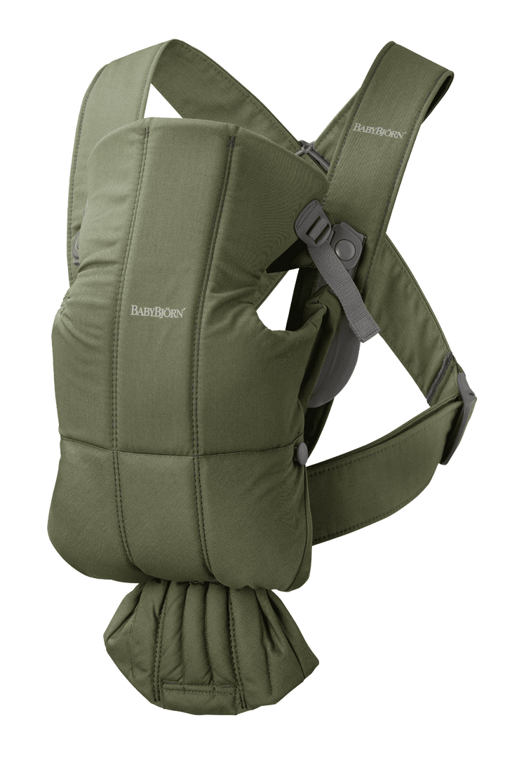 Baby Bjorn Carrier Mini - Woven Baby Bjorn Dark Green   [variant_option4] [variant_option5] [variant_option6] [variant_option7] [variant_option8] [variant_option9] 1
