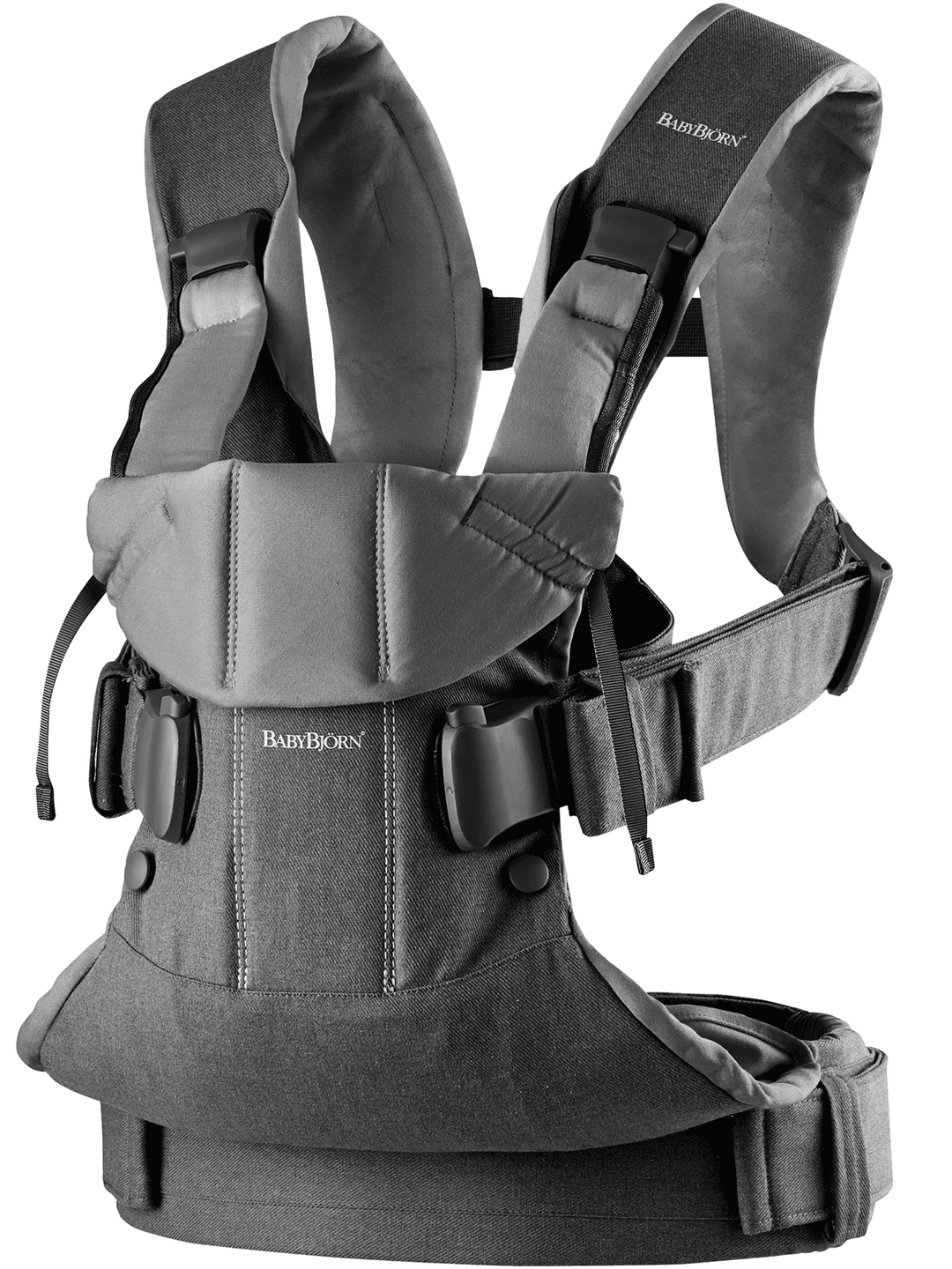 Baby Bjorn Carrier One Baby Bjorn Denim Gray/Dark Gray   [variant_option4] [variant_option5] [variant_option6] [variant_option7] [variant_option8] [variant_option9] 3