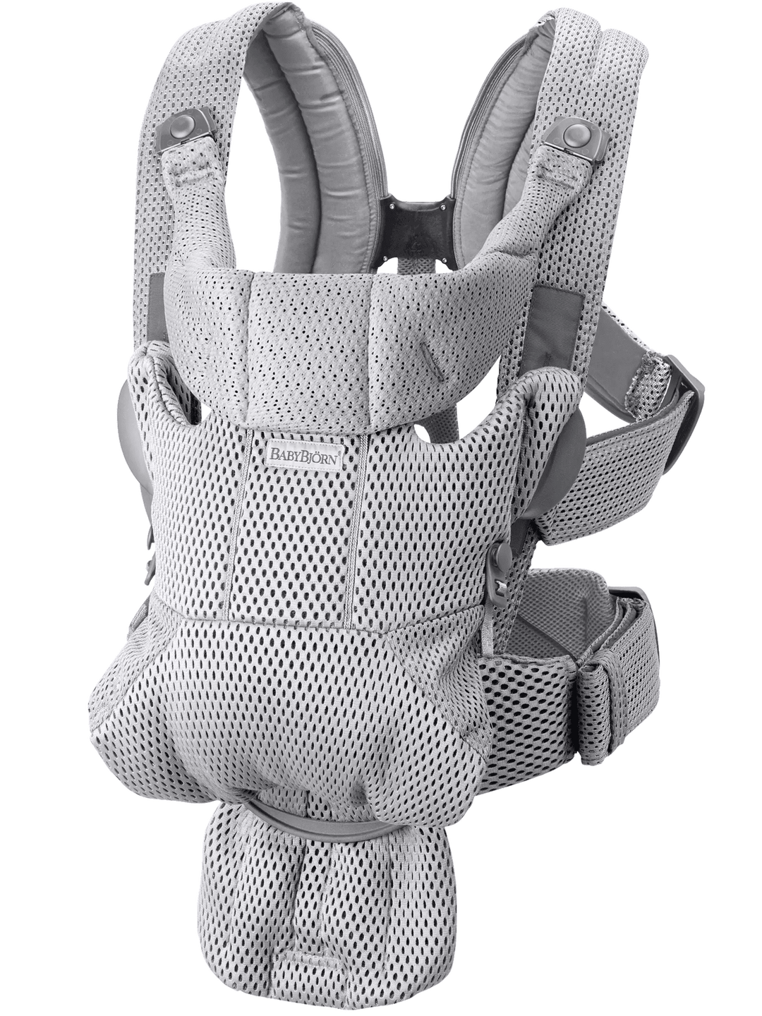 Baby Carrier Free - 3D Mesh Baby Bjorn Gray   [variant_option4] [variant_option5] [variant_option6] [variant_option7] [variant_option8] [variant_option9] 3