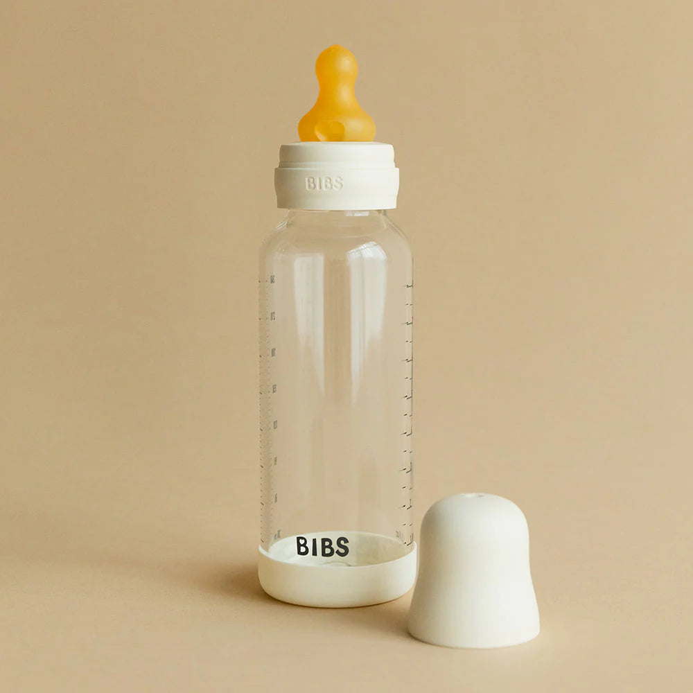 Slow Flow Glass Bottle Set - Ivory