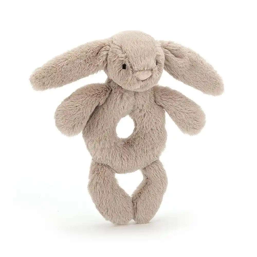 Bashful Beige Bunny Ring Rattle JellyCat    [variant_option4] [variant_option5] [variant_option6] [variant_option7] [variant_option8] [variant_option9] 1