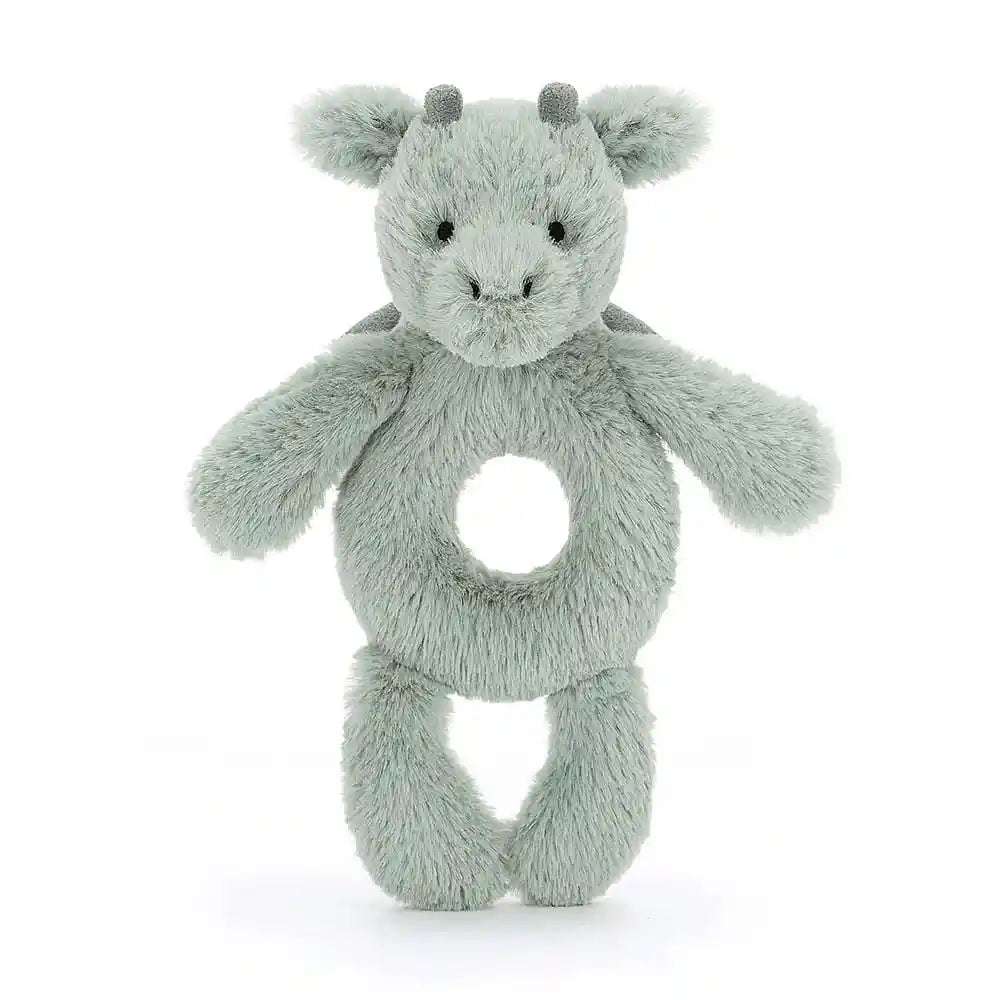 Bashful Dragon Ring Rattle JellyCat    [variant_option4] [variant_option5] [variant_option6] [variant_option7] [variant_option8] [variant_option9] 2
