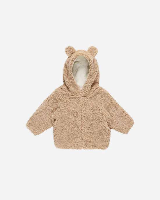 Bear Jacket - Beige Quincy Mae 3-6M   [variant_option4] [variant_option5] [variant_option6] [variant_option7] [variant_option8] [variant_option9] 1