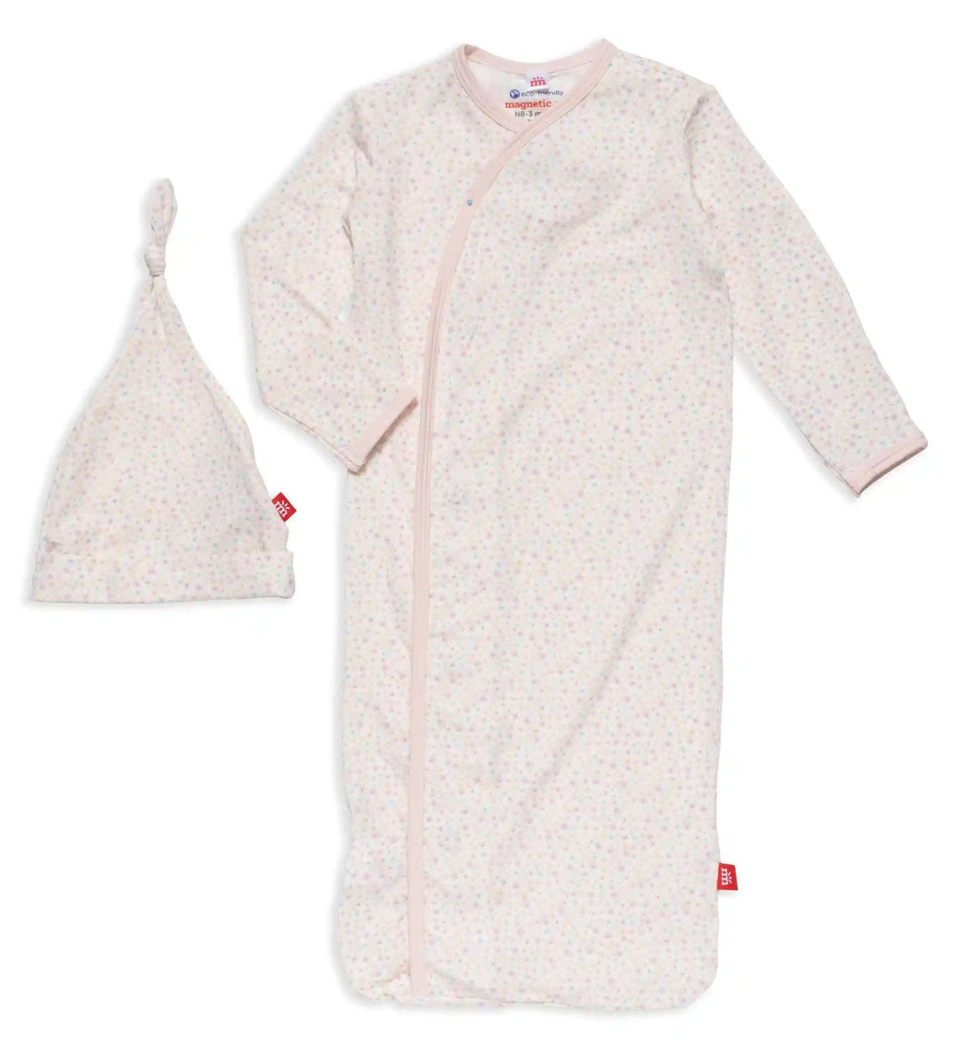 Bedford Floral Modal Magnetic Gown & Hat Magnetic me NB-3M   [variant_option4] [variant_option5] [variant_option6] [variant_option7] [variant_option8] [variant_option9] 1