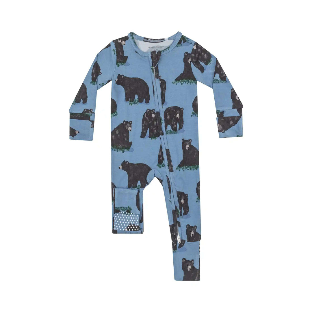 Black Bears Blue 2 Way Zipper Romper Angel Dear 3-6M   [variant_option4] [variant_option5] [variant_option6] [variant_option7] [variant_option8] [variant_option9] 1