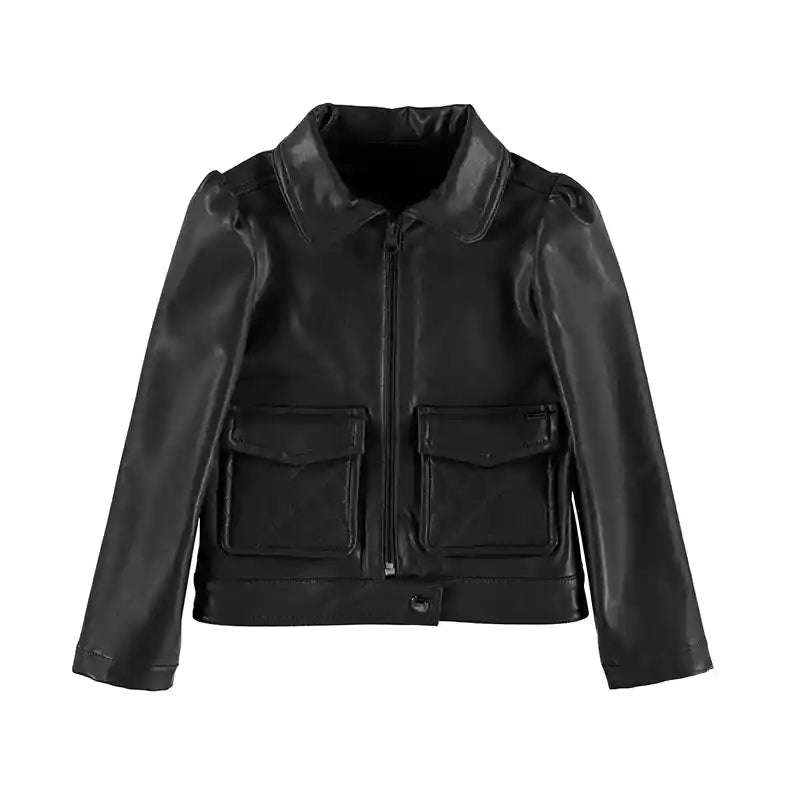 Black Leather Jacket 4481 Mayoral 2T   [variant_option4] [variant_option5] [variant_option6] [variant_option7] [variant_option8] [variant_option9] 1