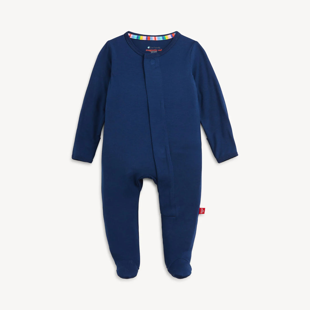Blue Solid Modal Magnetic Footie