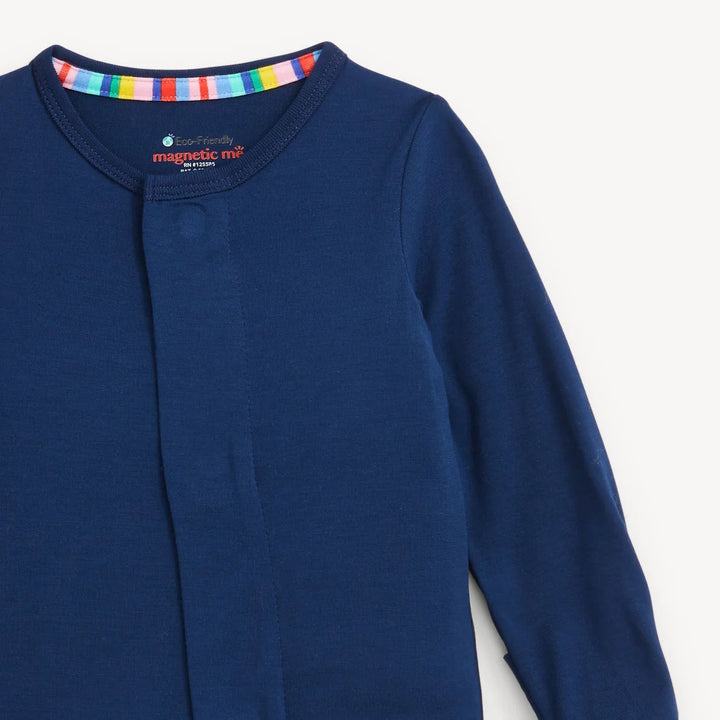 Blue Solid Modal Magnetic Footie