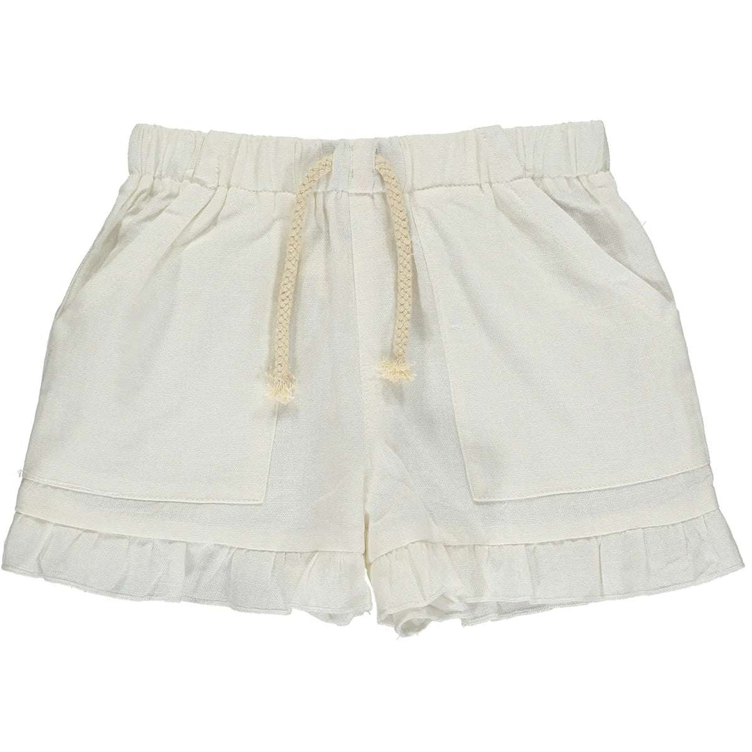 Brynlee Ruffle Shorts White Vignette 12-18M   [variant_option4] [variant_option5] [variant_option6] [variant_option7] [variant_option8] [variant_option9] 1