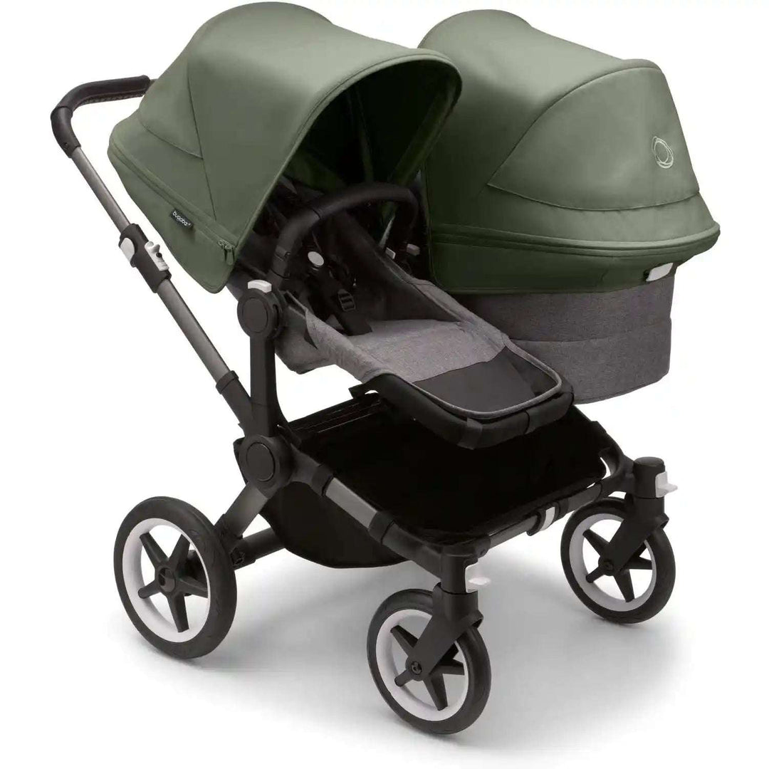 Bugaboo Donkey 5 Duo Stroller Bugaboo Graphite | Grey Melange Forest Green  [variant_option4] [variant_option5] [variant_option6] [variant_option7] [variant_option8] [variant_option9] 24