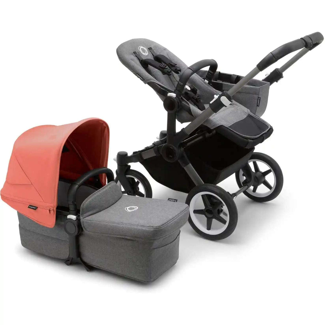 Bugaboo Donkey⁵ Mono Stroller Bugaboo Graphite | Grey Melange Sunrise Red  [variant_option4] [variant_option5] [variant_option6] [variant_option7] [variant_option8] [variant_option9] 17