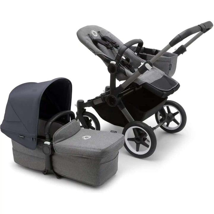 Bugaboo Donkey⁵ Mono Stroller Bugaboo Graphite | Grey Melange Stormy Blue  [variant_option4] [variant_option5] [variant_option6] [variant_option7] [variant_option8] [variant_option9] 27