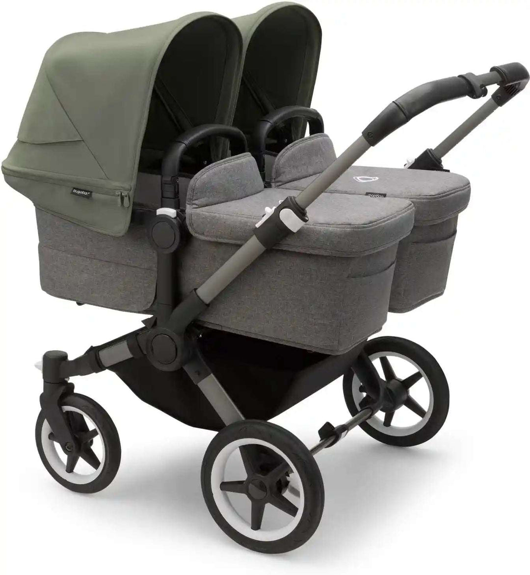 Bugaboo Donkey⁵ Twin Stroller Bugaboo Graphite | Grey Melange Forest Green  [variant_option4] [variant_option5] [variant_option6] [variant_option7] [variant_option8] [variant_option9] 16