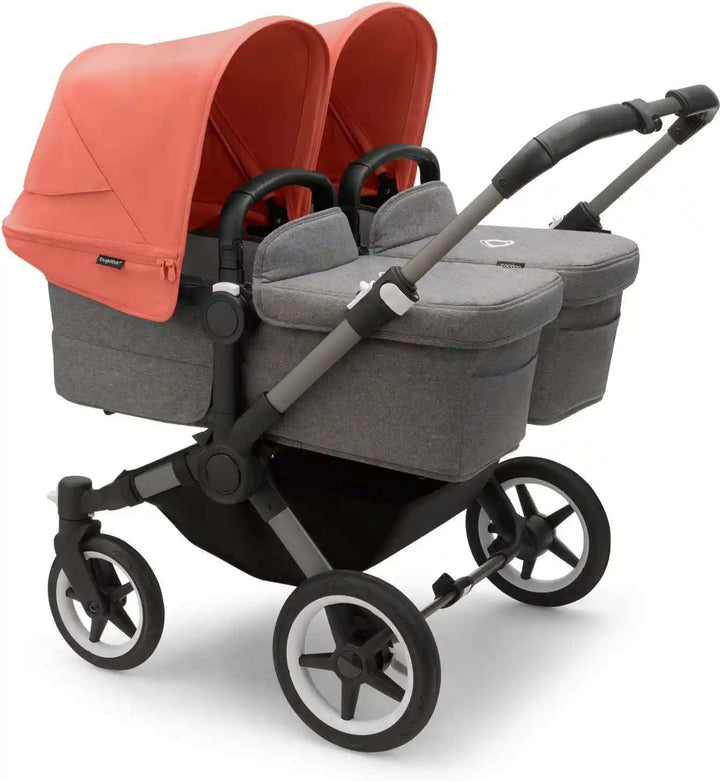 Bugaboo Donkey⁵ Twin Stroller Bugaboo Graphite | Grey Melange Sunrise Red  [variant_option4] [variant_option5] [variant_option6] [variant_option7] [variant_option8] [variant_option9] 24